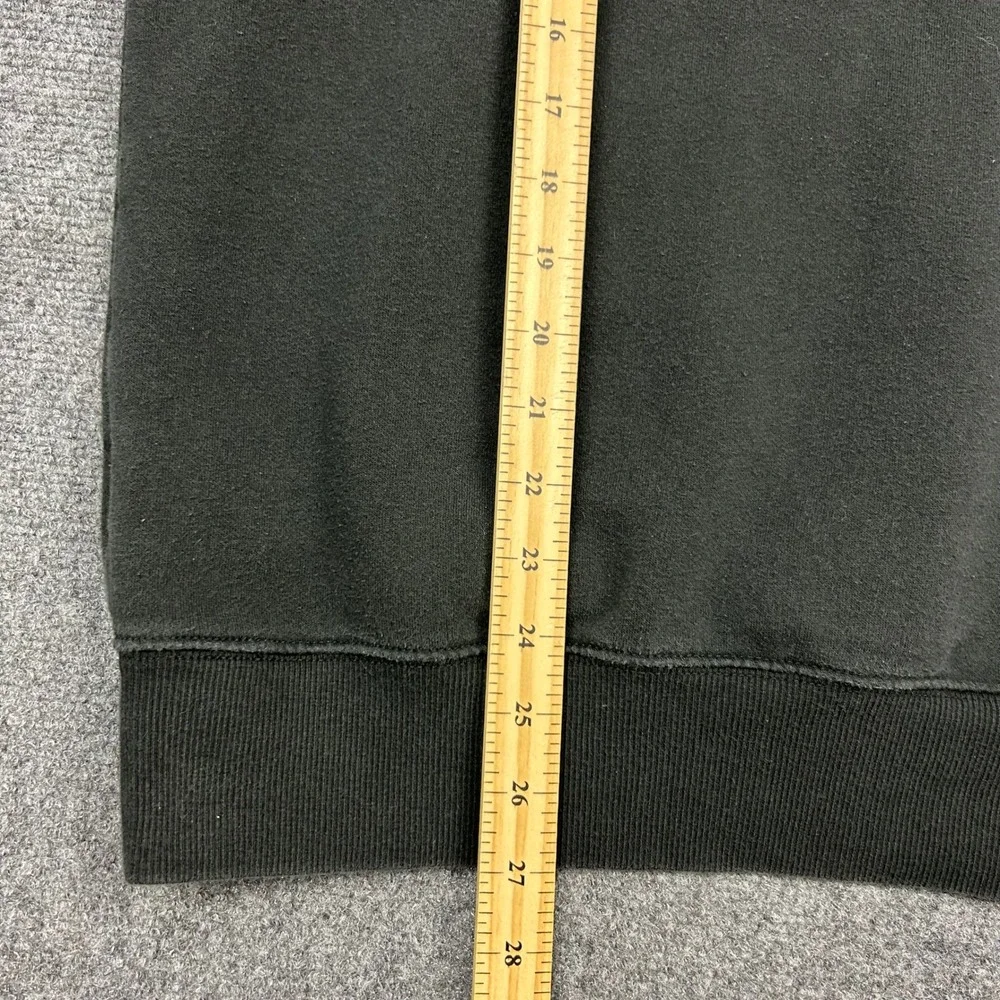 The North Face Hoodie Mens M Black Logo Pullover Fleece Outdoor Half Dome